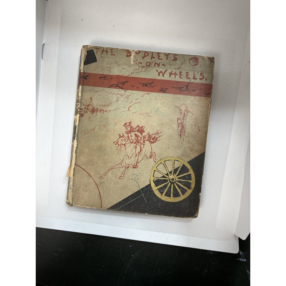 THE BODLEYS ON WHEELS, Horace E. Scudder, 1882 Book HB, Illustrated Boston Kids